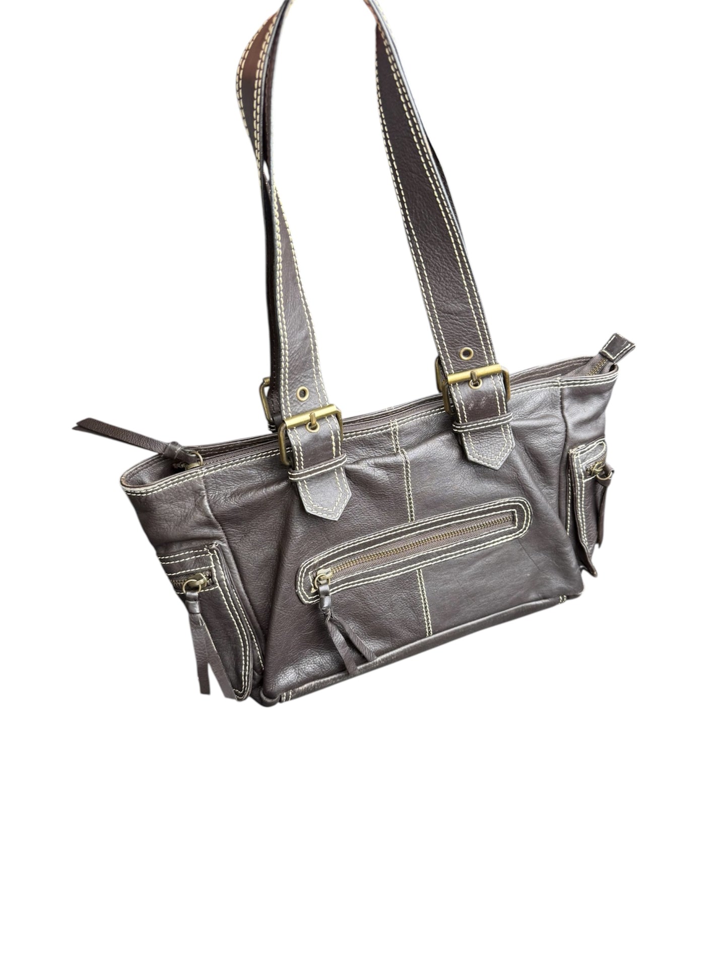 Vintage Leder Handtasche