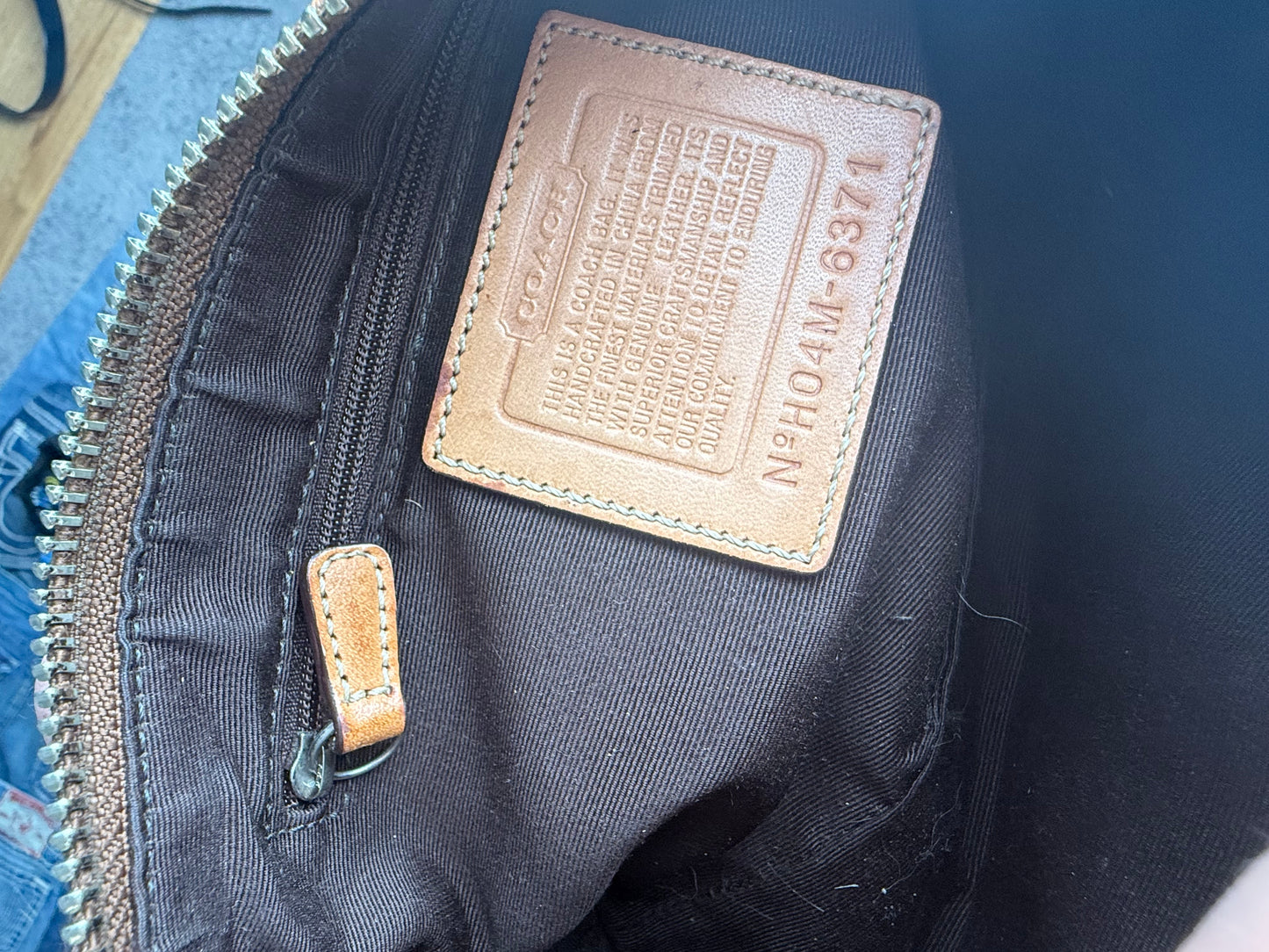 Seltene Vintage Coach Handtasche