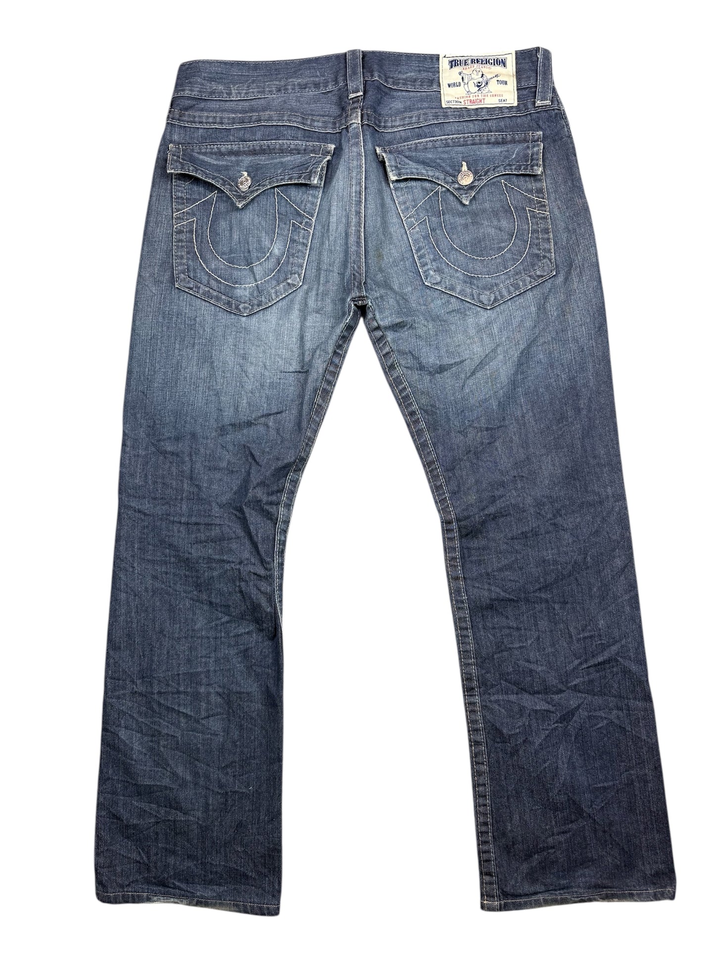 Seltene Vintage True Religion Breite Jeans