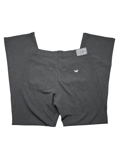 Vintage Armani breite Hose aus Stoff