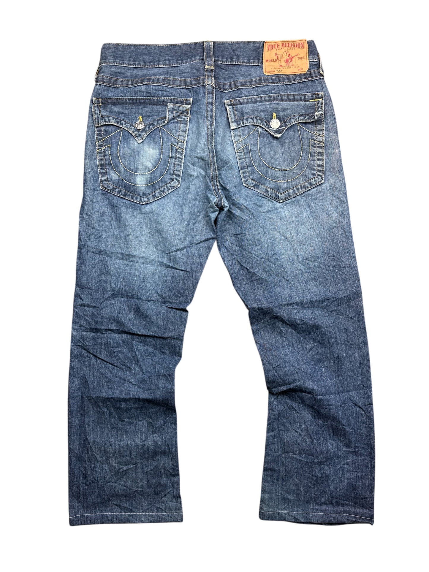 Seltene Vintage True Religion Breite Jeans