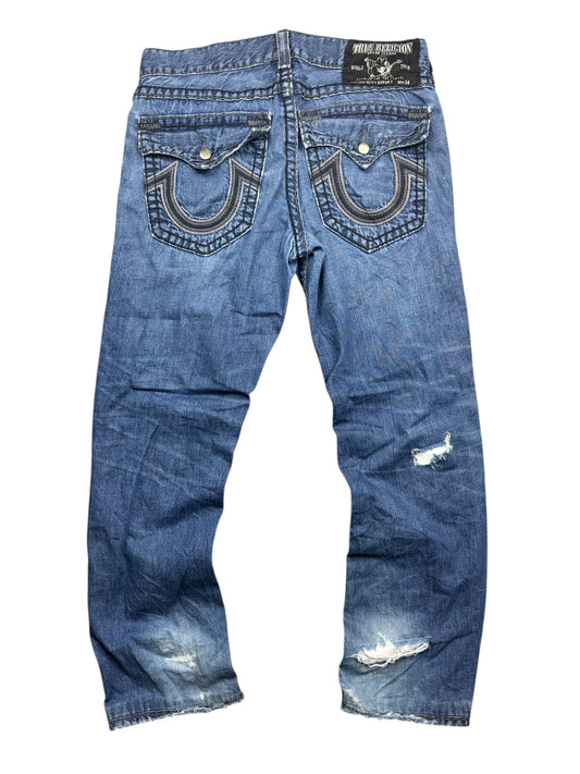 Seltene Vintage True Religion Breite Jeans