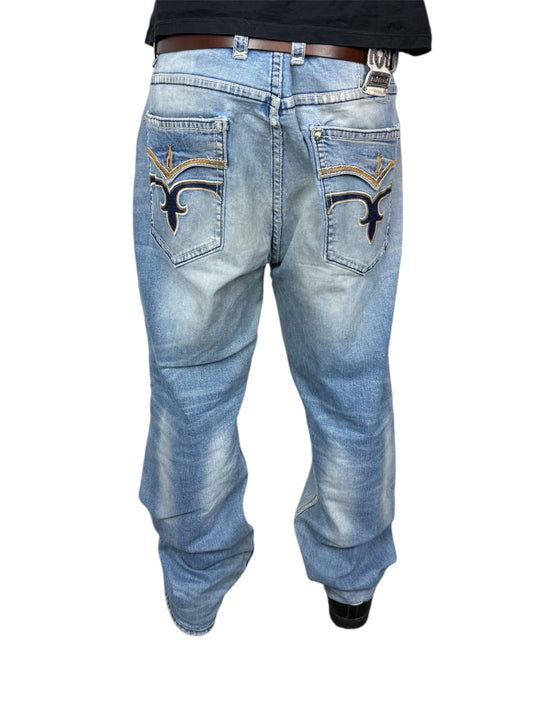 Seltene Vintage Baggy Rock Revial Jeans