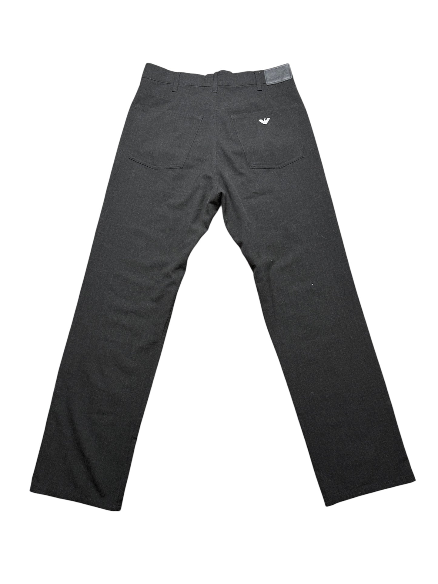 Vintage Armani breite Hose aus Stoff