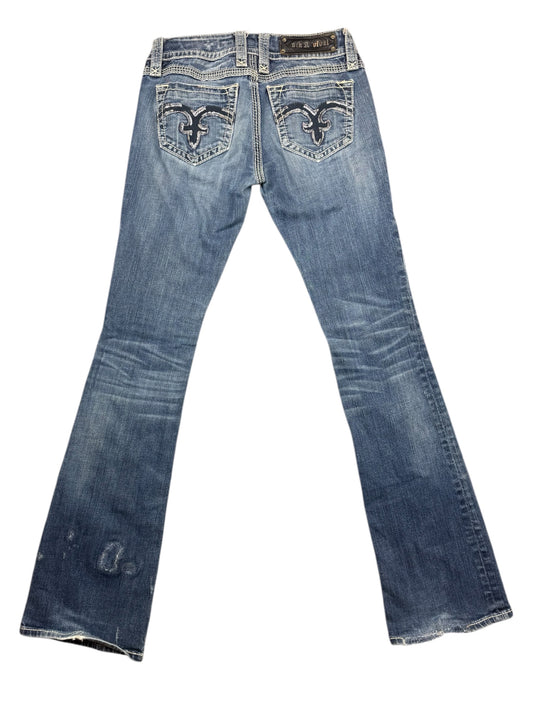 Seltene Vintage Rock Revial Low waist Schlaghose