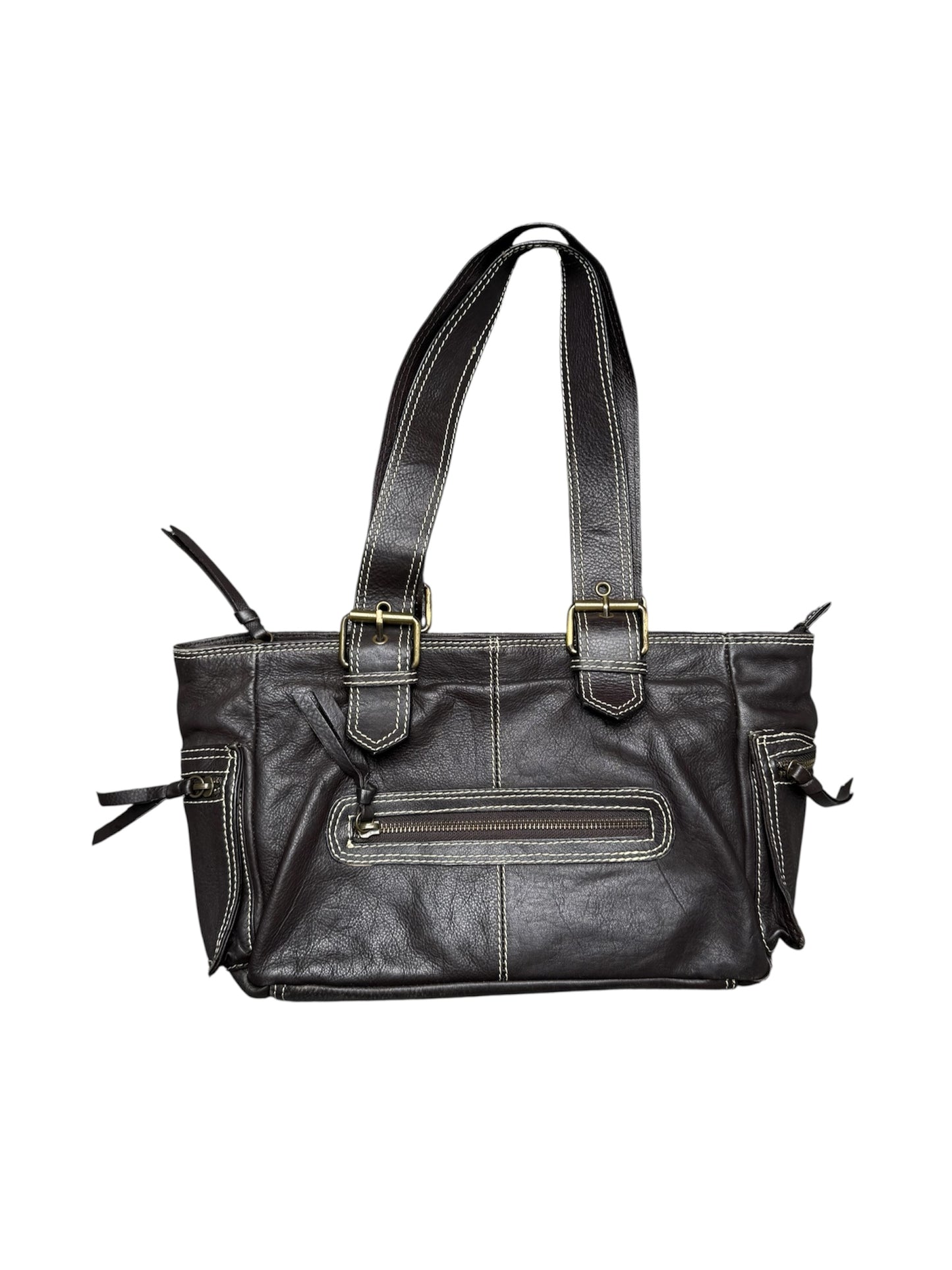 Vintage Leder Handtasche