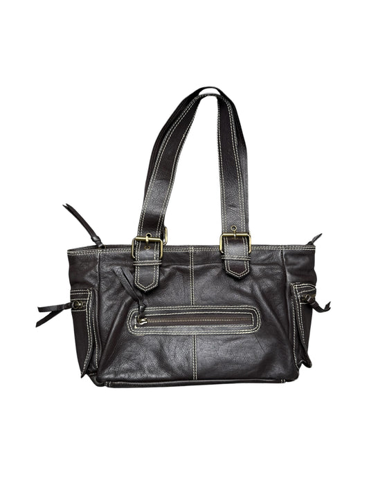 Vintage Leder Handtasche