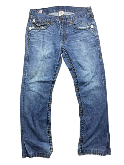 Seltene Vintage True Religion Breite Jeans