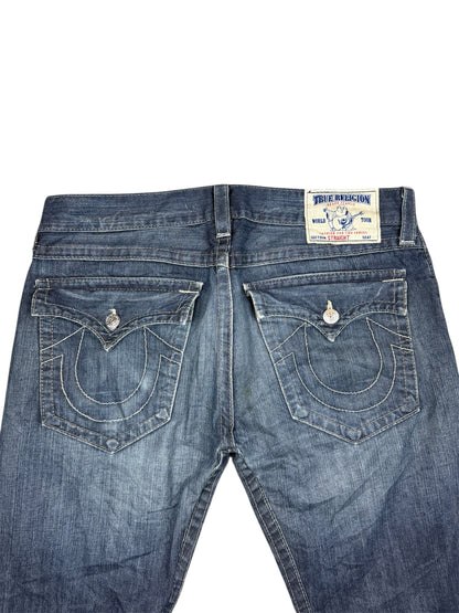 Seltene Vintage True Religion Breite Jeans