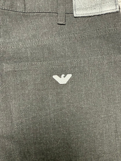 Vintage Armani breite Hose aus Stoff