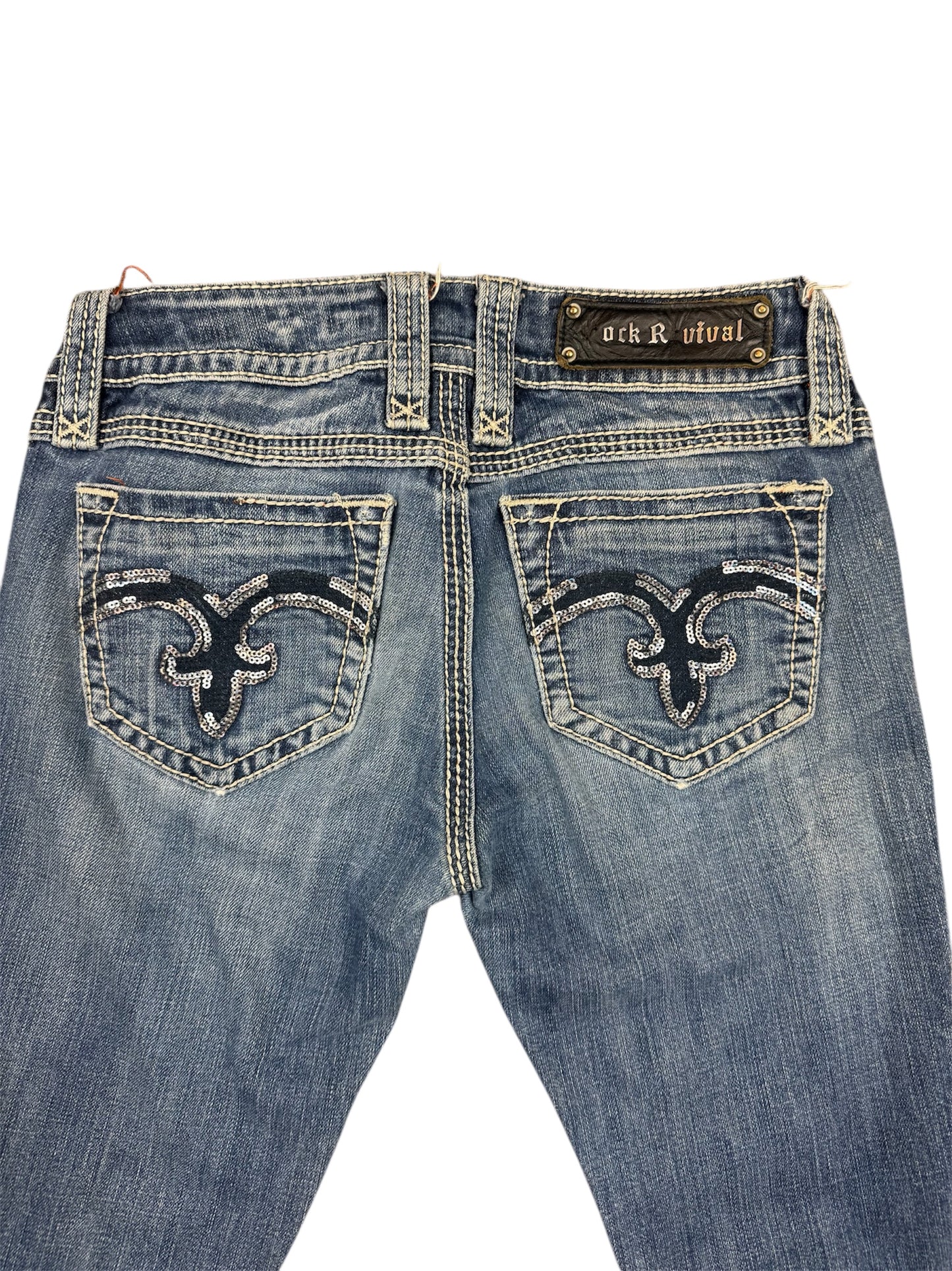 Seltene Vintage Rock Revial Low waist Schlaghose