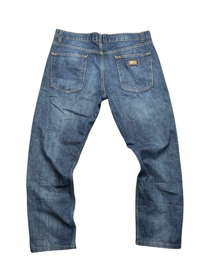 Seltene Vintage Dolce & Gabbana Breite Jeans
