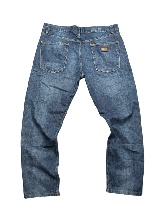 Seltene Vintage Dolce & Gabbana Breite Jeans