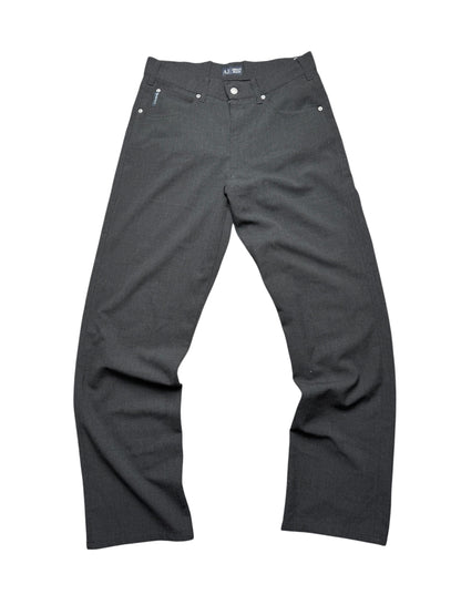 Vintage Armani breite Hose aus Stoff