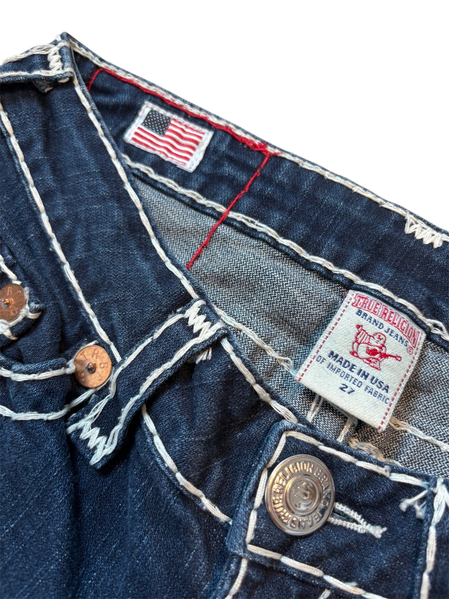 Vintage True Religion Low waist Straight Jeans (Lady)