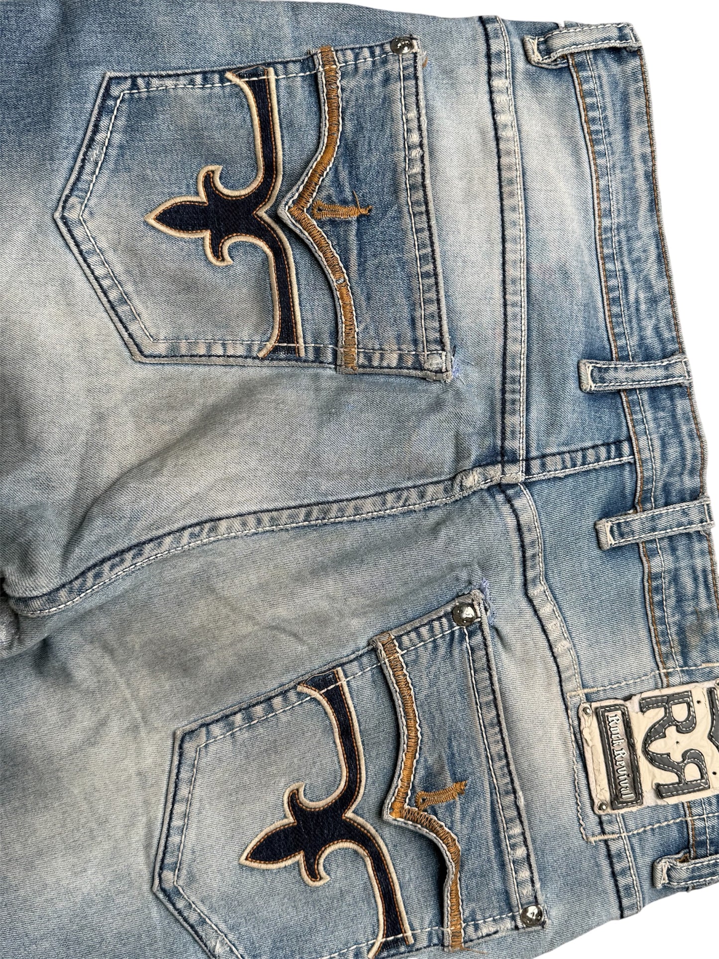 Seltene Vintage Baggy Rock Revial Jeans