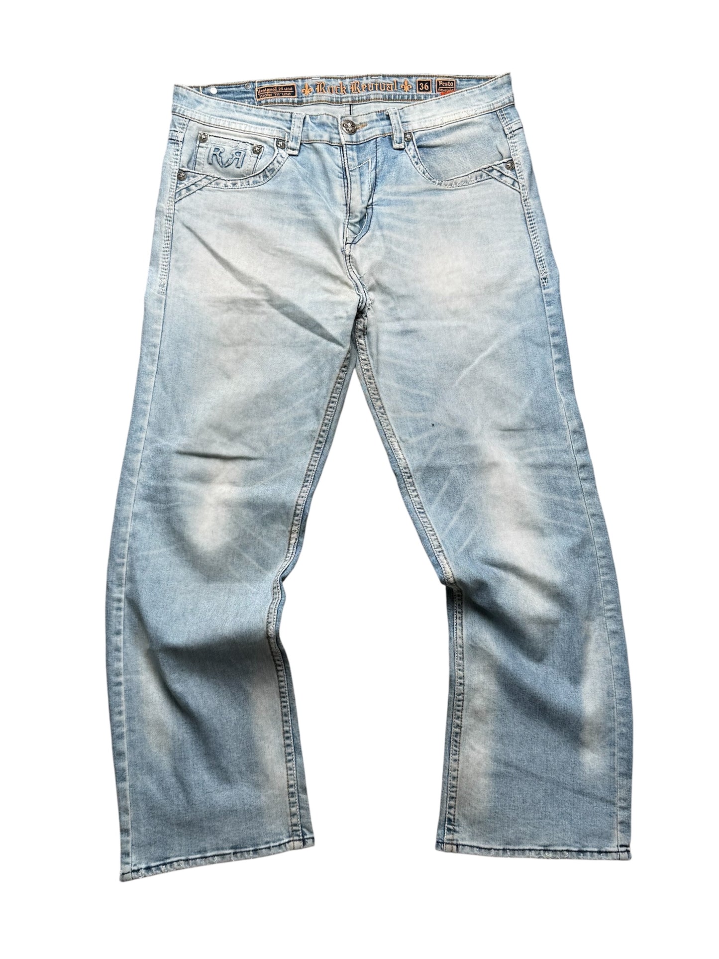 Seltene Vintage Baggy Rock Revial Jeans
