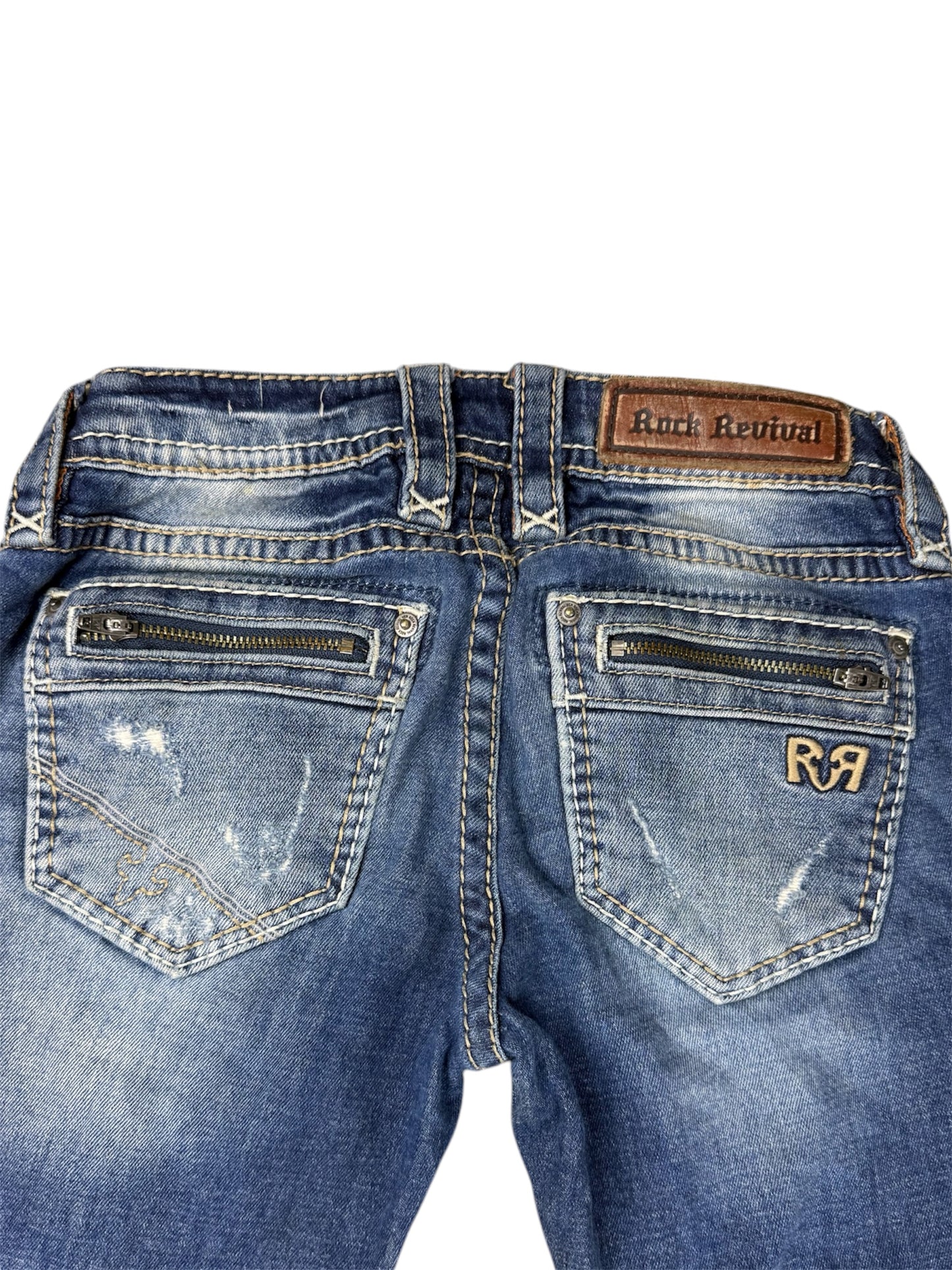 Seltene Vintage Rock Revial Low waist Schlaghose