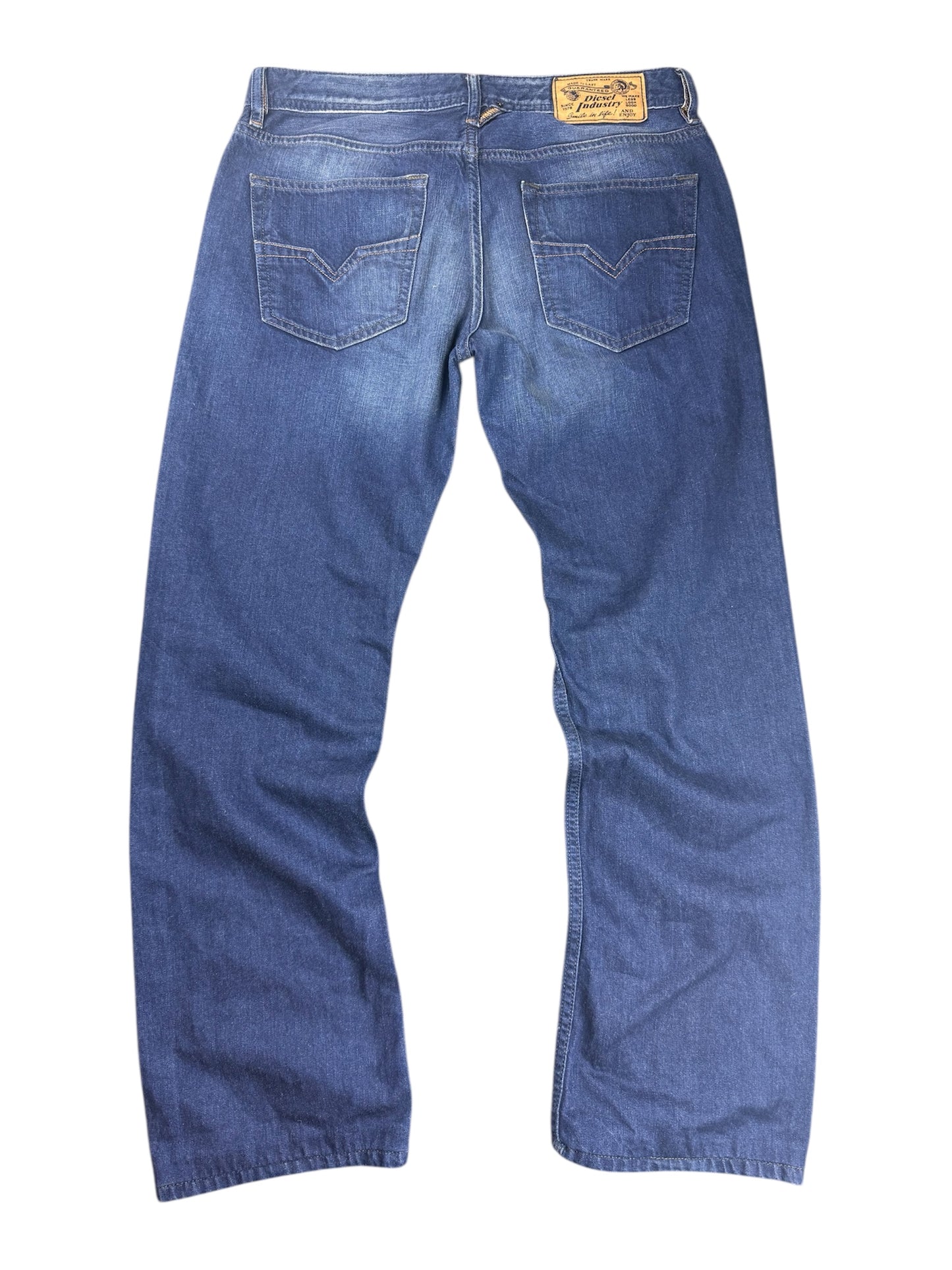 Seltene Vintage Breite Diesel Jeans