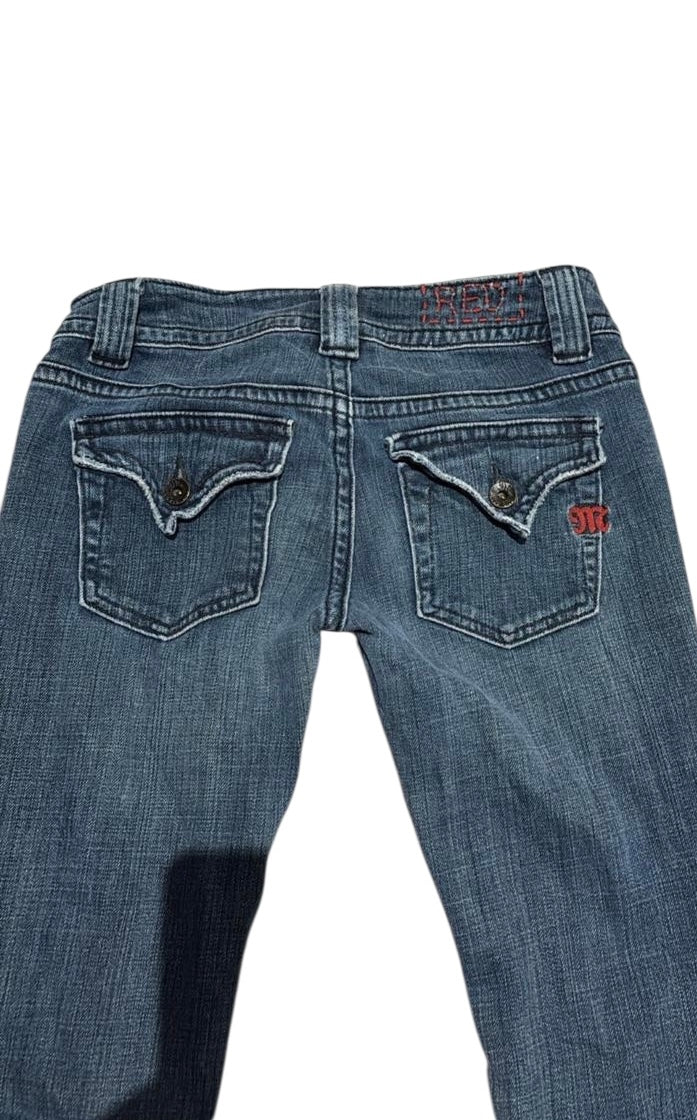 Seltene Vintage low waist Miss Me Schlaghose